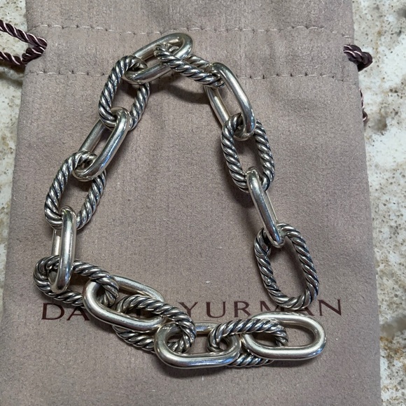 David Yurman link bracelet, sterling - Picture 5 of 5